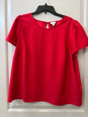 J.Crew Red XL Blouse